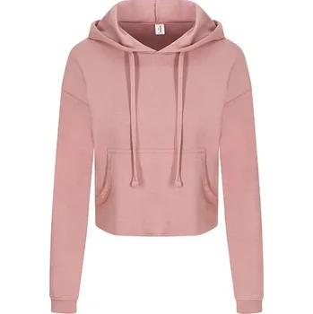 Dámská mikina Just Hoods Dámská zkrácená mikina s kapucí Barva: Dusty Pink, Velikost: S G_JH016
