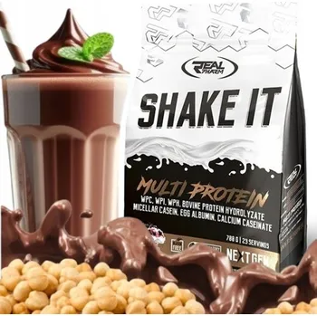 Protein Protein směs proteinů Real Pharm prášek 700 g příchuť čokoláda a ořech