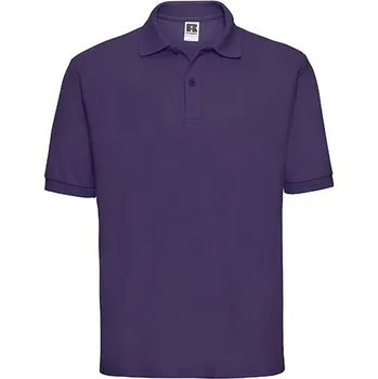 Pánské tričko Russell Pánské klasické polo Barva: purple, Velikost: XL G_Z539