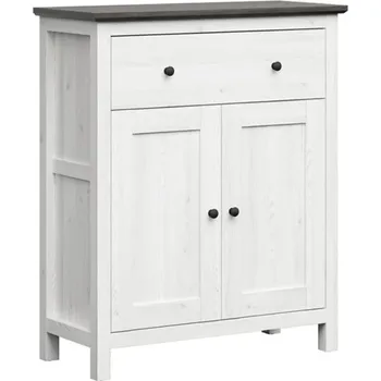 Komoda HESEN komoda KOM2D1S, modřín sibiu světlý/borovice larico 101x121x44 (SxVxH)