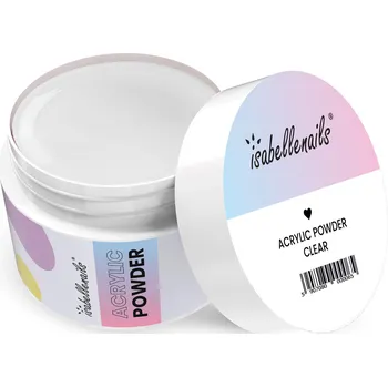Lak na nehty Akrylový prášek Isabellenails bezbarvý 15 ml / 15 g