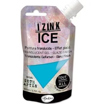 Speciální výtvarná barva Aladine Izink Ice Efektová barva Azure 80 ml 1 ks
