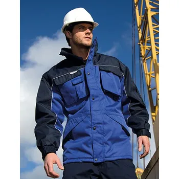 Pánská softshellová bunda Result WORK-GUARD Kombinovaný kabát pro vysoké zatížení Barva: Zelená, Velikost: M G_RT72