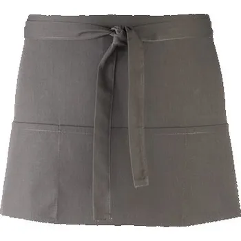 Pracovní zástěra Premier Workwear Zástěra Colors Collection se 3 kapsami Barva: Dark Grey (ca. Pantone 431C), Velikost: 60 x 33 cm G_PW155