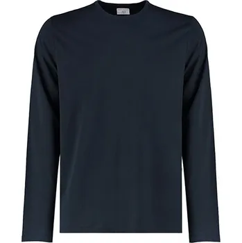 Pánské tričko Kustom Kit Tričko Fashion Fit Long Sleeve Superwash® 60° Barva: navy, Velikost: L G_K510