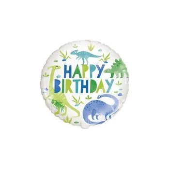 Balónek Kruh - Dino HB 18"/46cm fóliový balónek