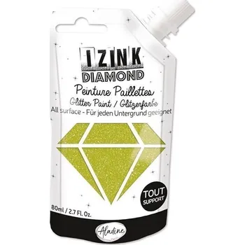 Speciální výtvarná barva Aladine Izink Diamantová barva Light Green 80 ml 1 ks