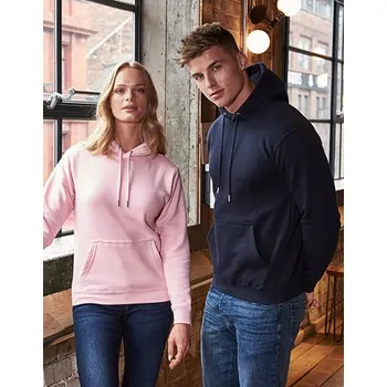 Pánská mikina Just Hoods Bio mikina s kapucí Barva: Růžová, Velikost: XL G_JH201