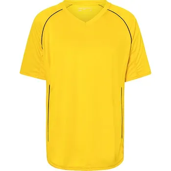 Pánské tričko James&Nicholson Týmová košile Barva: yellow, Velikost: XXL G_JN386