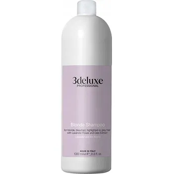 Šampon 3DELUXE BLONDE ŠAMPON PRO BLOND A ZESVĚTLENÉ VLASY S LEVANDULÍ 1000ML