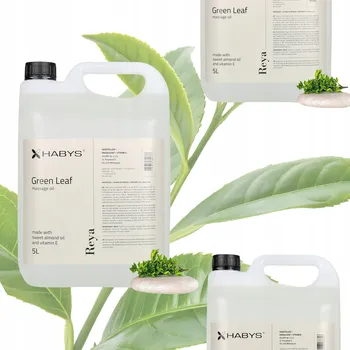 Masážní přípravek Habys 5 l masážní olej zelený čaj