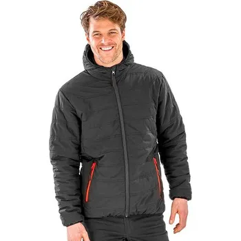 Result Genuine Recycled Recyklovaná černá vycpaná zimní bunda Compass Barva: Černá, Velikost: XS G_RT240