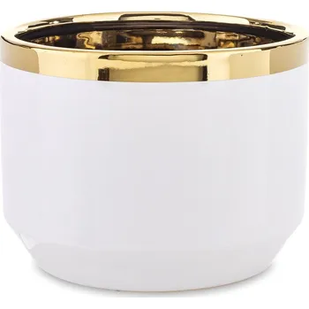 Květináč Obal Na Květináč 13 x 17 cm keramika bílá