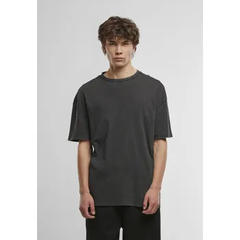 Pánské tričko Urban Classics Pánské tričko s krátkým rukávem Ikhio černá 4XL