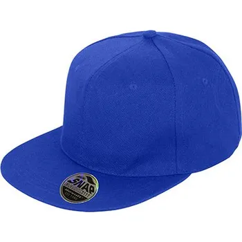 Kšiltovka Result Headwear Originální kšiltovka Bronx Flat Peak Snapback Barva: Sapphire Blue, Velikost: One Size G_RH83