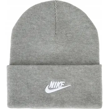 Čepice Nike zimní čepice beanie šedá, univerzální velikost