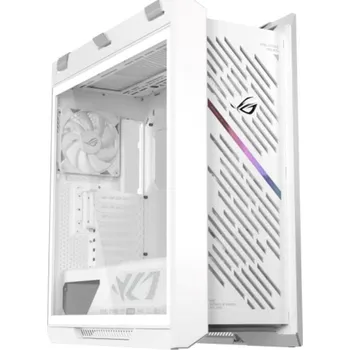 PC skříň ASUS Case ROG Strix Helios II GX601S, E-ATX, Průhledná bočnice, 4x 140mm Fan, bílá