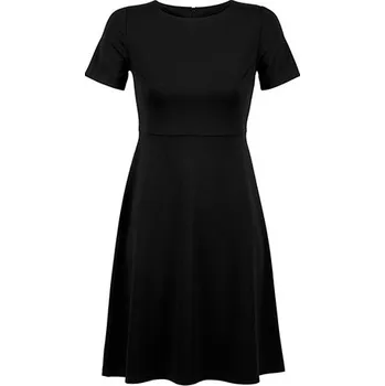 Dámské šaty NEOBLU Dámské milánské šaty Camille Barva: deep black, Velikost: 46 G_NB3171