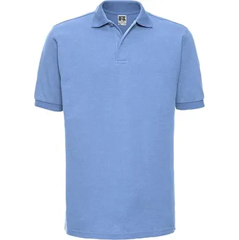Pánské tričko Russell Odolné polo pro dospělé Barva: sky, Velikost: XL G_Z599