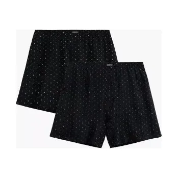 2 PACK trenýrky Atlantic 2MBX-081 Černá XL