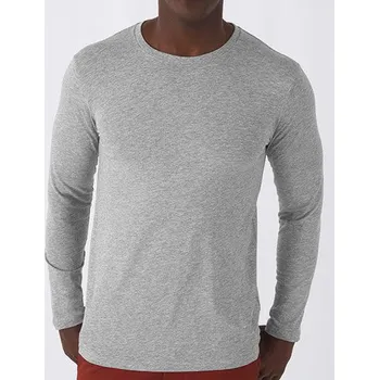 Pánské tričko B&C Inspire Long Sleeve T /Pánské Barva: Modrá, Velikost: 3XL G_BCTM070