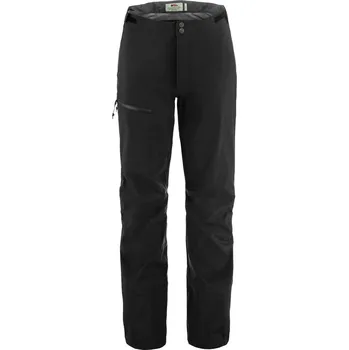 Dámské nepromokavé kalhoty FJÄLLRÄVEN Keb GTX Trousers W Black - XS