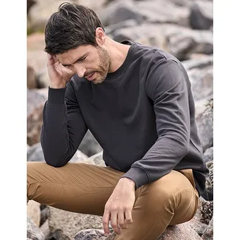 Pánské tričko Tee Jays Mikina Power Barva: Šedá, Velikost: 5XL G_TJ5100