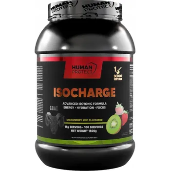 Iontový nápoj Isotonic nápoj v prášku Human Protect IsoCharge 1500g Jahoda kiwi, jahodová příchuť 1500 g 1 ks
