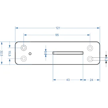 Dveřní kování Okenní záskočka celomosazná Povrchová úprava: starobronz