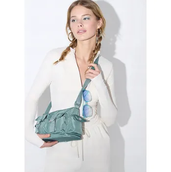 Podprsenka Victoria's Secret PINK Nylonová taška přes rameno cargo, námořnická modrá