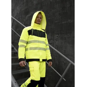 Korntex EOS Hi-Vis Workwear Parka s oblastí tisku Barva: Žlutá, Velikost: L G_KX1004