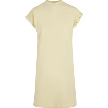 Dámské šaty Build Your Brand Dámské želví šaty s prodlouženými rameny Barva: Soft Yellow, Velikost: XS G_BY101
