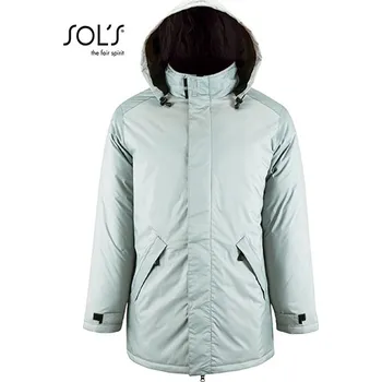Pánská casual bunda SOL´S Unisex bunda s vycpanou podšívkou Robyn Barva: Metal Grey, Velikost: S G_L02109