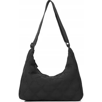 Kabelka Czarna Torebka Damska Regulowany Pasek Miękka Voděodolná, objemná 30 x 32 cm