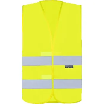Korntex Robustní Hi-Vis bezpečnostní vesta a Goeppingen Barva: Signal Yellow, Velikost: 3XL/4XL G_KX505