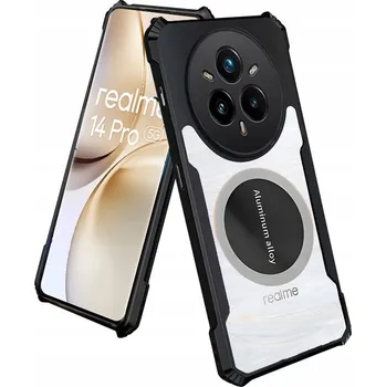 Pouzdro na mobilní telefon Zadní Kryt Erbord pro realme 14 PRO+ 5G černý