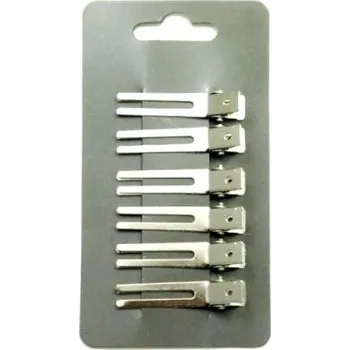 Sponky do vlasů Iza 6 ks stříbrné