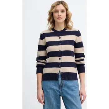 Dámský svetr Vlněný kardigan United Colors of Benetton 103ME5014 béžová 80X, vel. L