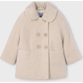 Dívčí kabát Dětský kabát Mayoral 4438.6J.Mini.9BYA béžová 12X, vel. 128