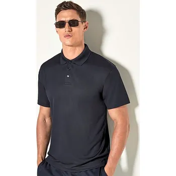 Pánské oblečení Kustom Kit Regular Fit Cooltex® Plus Micro Mesh Polo Barva: black, Velikost: 3XL G_K455