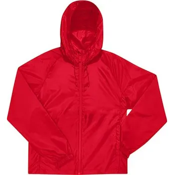 Pánská casual bunda B&C COLLECTION Podšívaná větrovka Reset Barva: red, Velikost: XXL G_BCJG004