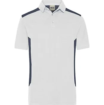 James&Nicholson Pánské pracovní oblečení Polo -STRONG- Barva: white, Velikost: 6XL G_JN1826