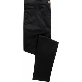 Premier Workwear Pánské představení Chino Jeans Barva: Black (ca. Pantone Black C), Velikost: 38/34 G_PW560