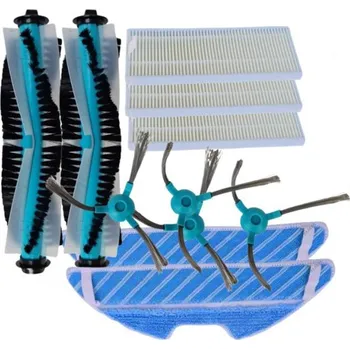 Sada příslušenství pro robotický vysavač Kartáče, HEPA filtry a mopy k vysavači CECOTEC Conga 1590 11ks sada