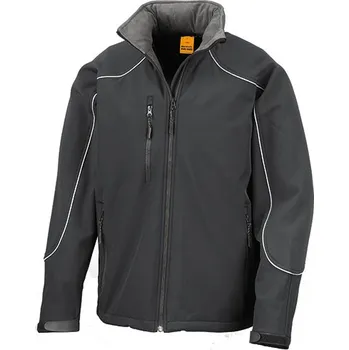 Result WORK-GUARD Soft Shell bunda s kapucí Barva: black, Velikost: XS G_RT118