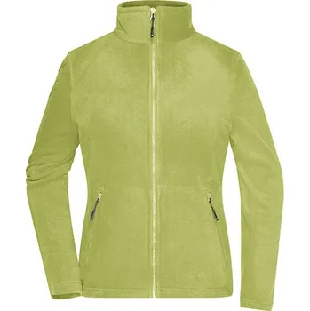 James&Nicholson Dámská fleecová bunda Barva: lime green, Velikost: M G_JN781
