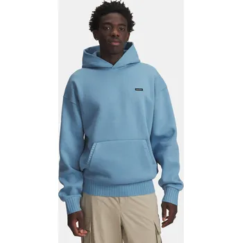 Pánská mikina Pánská mikina Under Armour UA Icon Heavy Rib Hdy-BLU - Pánské Under Armour světle modrá | kaki 3477321