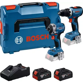 0615A50090 Aku kombinovaná sada Bosch GSR + GDR + 2x GBA 5.0 Ah + GAL 18V-40