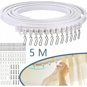 Obraz GARNÝŽ FLEXIBILNÍ NA STROP NEBO STĚNU, ZÁCLONOVÁ LIŠTA 5 M, OHÝBATELNÁ