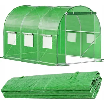 Skleník Fóliovník 300 x 200 cm 6 m2 zelený